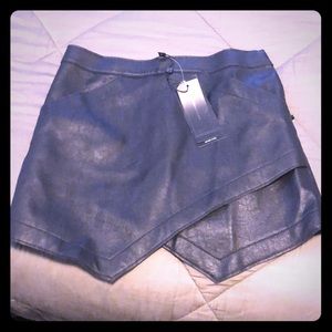 BCBG leather skirt